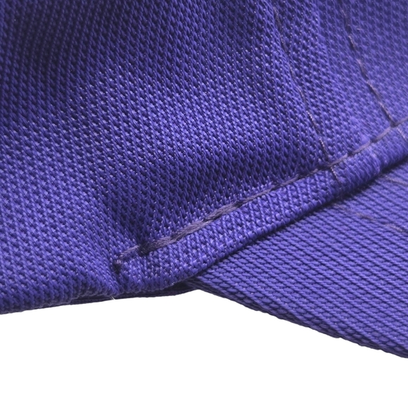 Sport Tek Flex Fit Purple Yellow Lake Outlaw Embroidered Mesh Fishing Hat - Picture 4 of 9